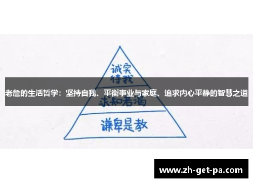 老詹的生活哲学：坚持自我、平衡事业与家庭、追求内心平静的智慧之道